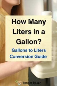 How Many Liters in a Gallon? (Gallons to Liters Conversion)