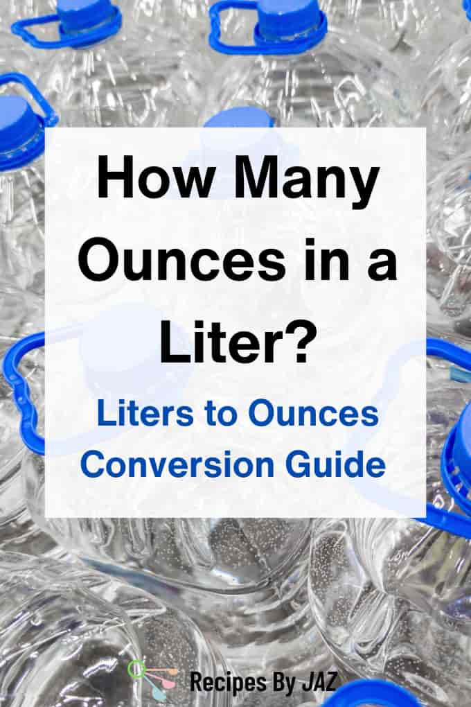 How many ounces in a liter? A complete guide.