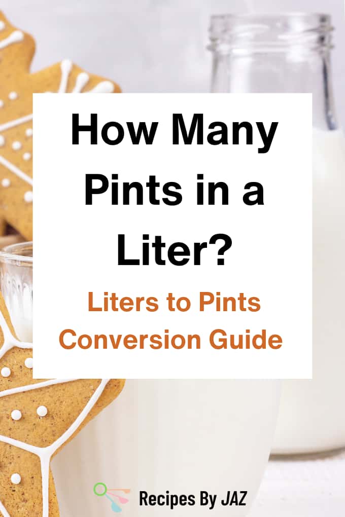 How many pints in a liter? Liters to pints conversion guide.