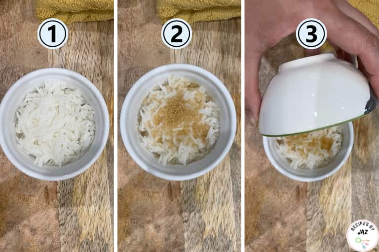 How to make buttered sweet rice.