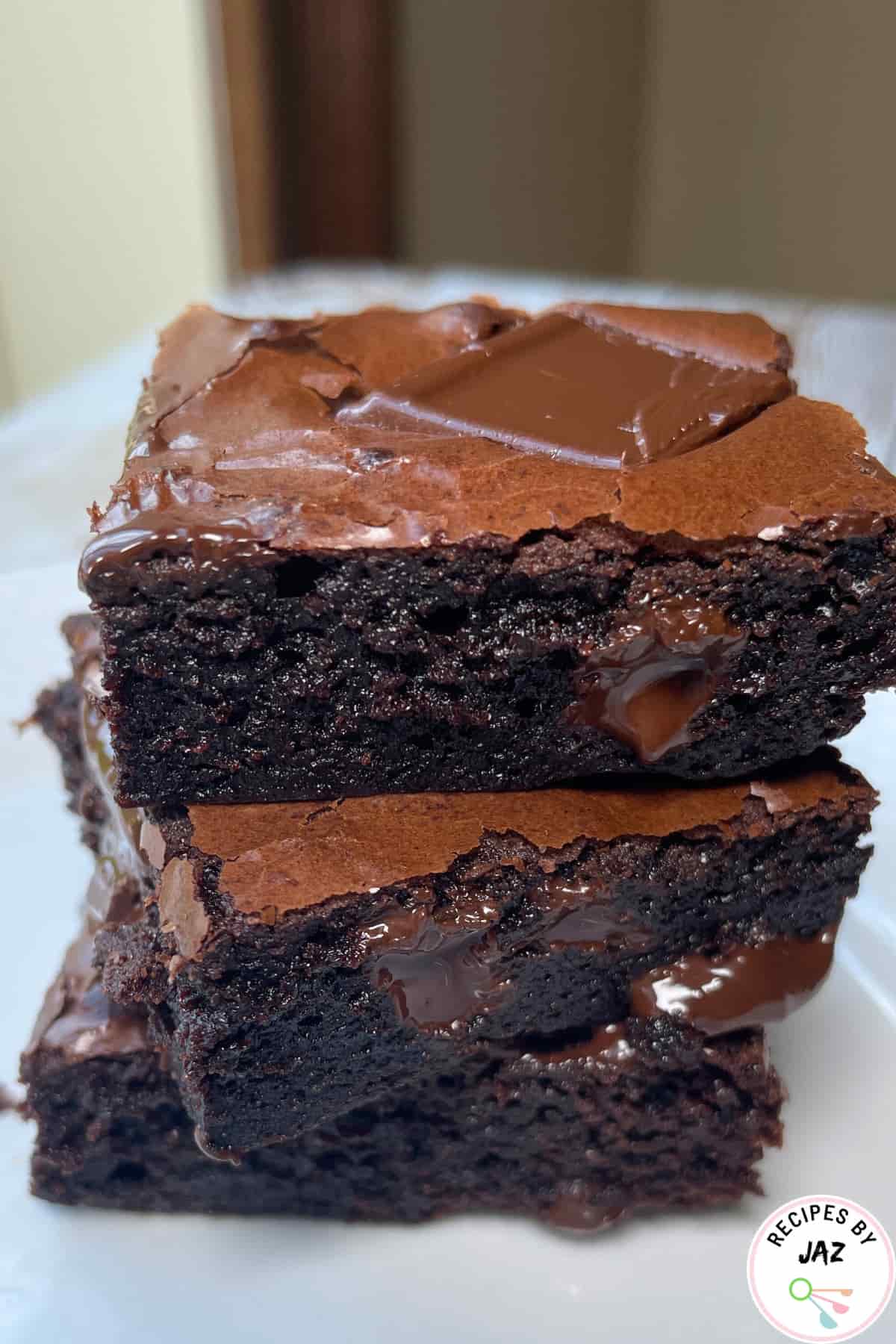 Olive oil fudgy brownies.