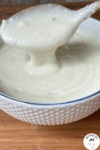 White pizza sauce.