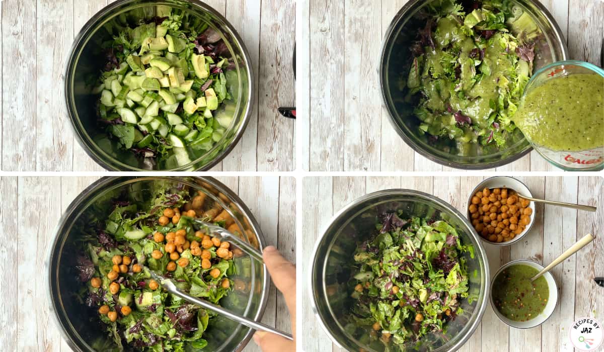 Assemble the salad.